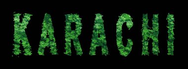 Karaçi harfleri, Karaçi Ormanı Ekolojisi Siyahi Konsepti, Kırpma Yolu