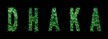 Dhaka harfleri, Dhaka Ormanı Ekolojisi Siyah, Kırpma Yolu Konsepti