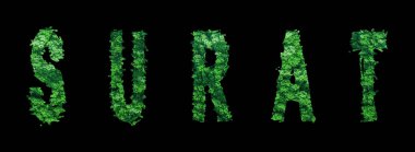 Surat harfleri, Surat Ormanı Ekolojisi Siyah, Kırpma Yolu Konsepti