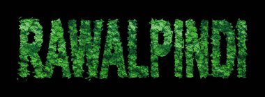 Rawalpindi harfleri, Rawalpindi Ormanı Ekolojisi Siyah, Kırpma Yolu Konsepti