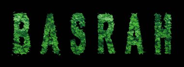 Basrah harfleri, Basrah Ormanı Ekolojisi Siyah, Kırpma Yolu Konsepti