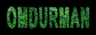 Omdurman Harfleri, Omdurman Ormanı Ekolojisi Siyah, Kırpma Yolu Konsepti