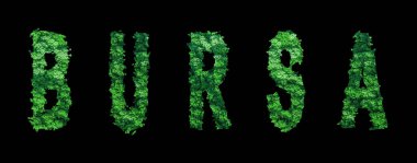 Bursa harfleri, Bursa Ormanı Ekolojisi Siyah, Kırpma Yolu Konsepti