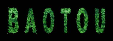 Baotou harfleri, Baotou Ormanı Ekolojisi Siyah, Kırpma Yolu Konsepti