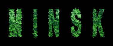 Minsk harfleri, Minsk Ormanı Ekolojisi Siyah, Kırpma Yolu Konsepti