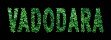 Vadodara harfleri, Vadodara Ormanı Ekolojisi Siyah, Kırpma Yolu Konsepti