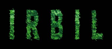 Irbil harfleri, Irbil Ormanı Ekolojisi Siyah, Kırpma Yolu Konsepti