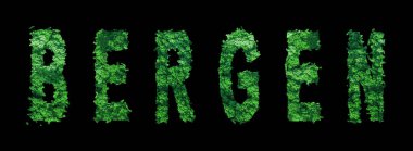 Bergen harfleri, Bergen Ormanı Ekolojisi Siyah, Kırpma Yolu Konsepti