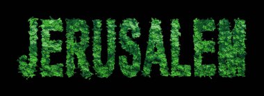 Kudüs harfleri, Kudüs Ormanı Ekolojisi Siyah, Kırpma Yolu Konsepti