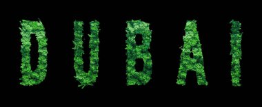 Dubai Harfleri, Dubai Orman Ekolojisi Siyahi Konsepti, Kırpma Yolu