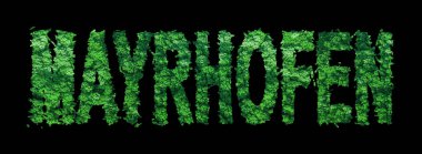 Mayrhofen harfleri, Mayrhofen Ormanı Ekolojisi Siyah, Kırpma Yolu Konsepti