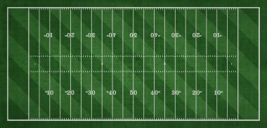 Top view of American Football field, Sport Background clipart