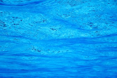 Su yüzeyi su altında, yüzme havuzu yüzey su arka planı