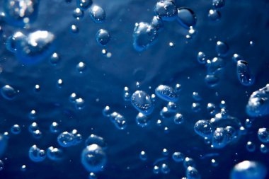 Hava Kabarcıkları, Sualtı Baloncukları Su altı Arkaplanı Özeti