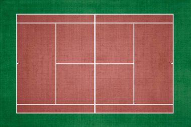 Tennis Court Sentetik Yüzey, Üst Görünüm, Spor Geçmişi