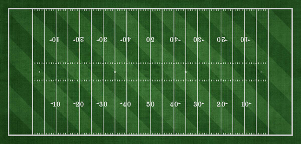 Top view of American Football field, Sport Background