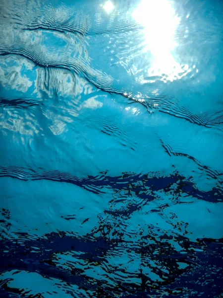 Underwater Sunlight Through Water Surface, Underwater Background