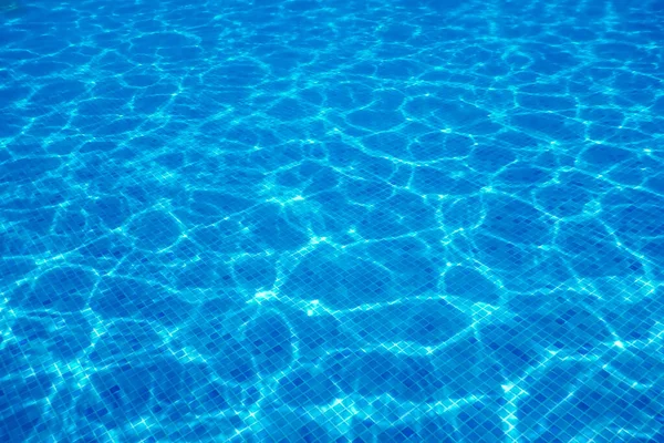 Swimming Pool Water Ripple Water Sun Reflection Background — Stock Photo, Image