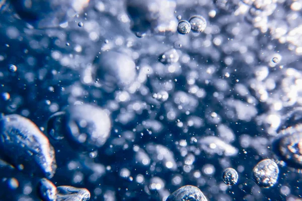 Abstrakta Bubblor Vatten Luftbubblor Vatten Bakgrund — Stockfoto