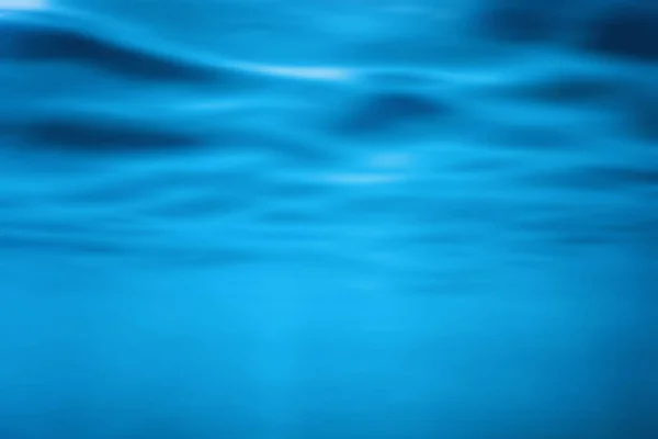 Superficie Del Mar Submarino Fondo Azul Fondo Olas —  Fotos de Stock