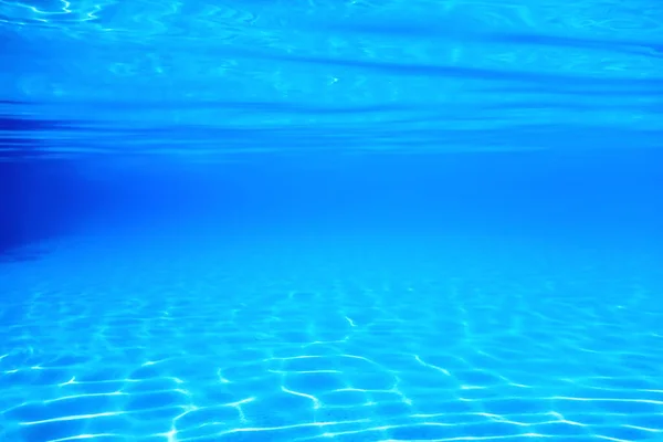 Underwater Empty Swimming Pool Background Ripple Water — Stock Photo, Image