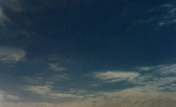 Nachthimmel Hintergründe Mit Sternen Und Wolken — Stockfoto