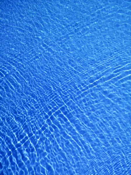 Fond Bleu Eau Ondulation Piscine Bleue Surface Eau — Photo
