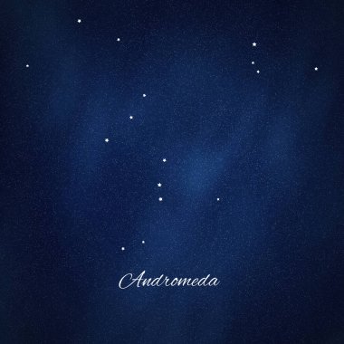 Andromeda takımyıldızı, yıldız kümesi