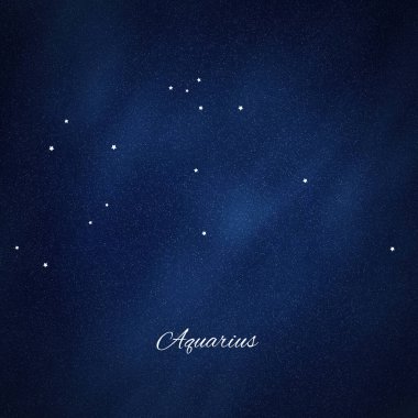 Kova takımyıldızı, yıldız kümesi, su taşıyıcı, su taşıyıcı.