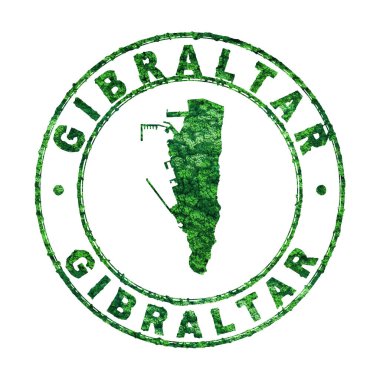 Cebelitarık Haritası, Posta Damgası, Sürdürülebilir Geliştirme, CO2 emisyon kavramı, kırpma yolu