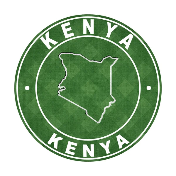 Kenyai Focipálya Térképe Vágási Útvonal — Stock Fotó