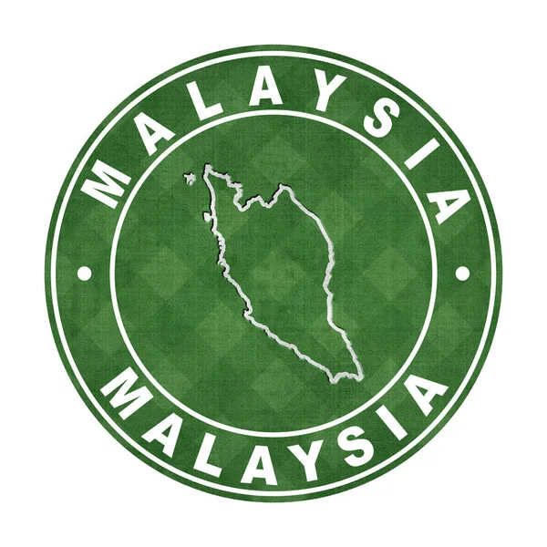 Karta Över Malaysia Fotbollsplan Klippbana — Stockfoto