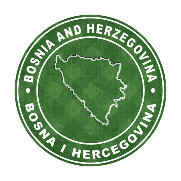 Bosznia Hercegovinai Focipálya Térképe Vágási Útvonal — Stock Fotó