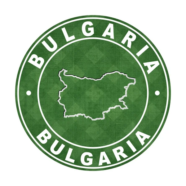 Mapa Bulgaria Campo Fútbol Camino Recorte —  Fotos de Stock