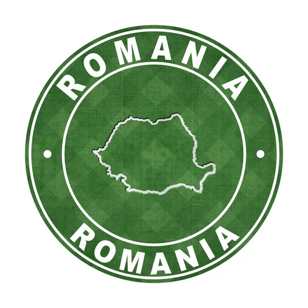 Karte Von Rumäniens Fußballplatz Clipping Path — Stockfoto