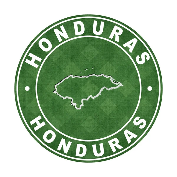 Mapa Honduras Campo Futebol Caminho Recorte — Fotografia de Stock