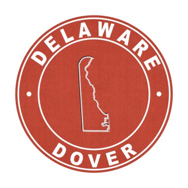 Delaware tenis kortunun haritası, kırpma yolu