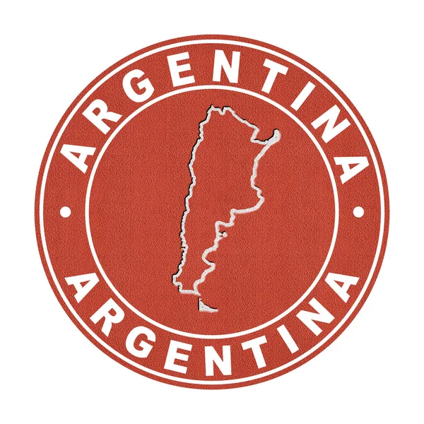 Karte Von Argentiniens Tennisplatz Clipping Path — Stockfoto