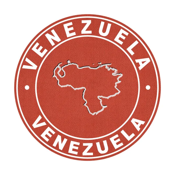 Venezuelai Teniszpálya Térképe Nyírási Útvonal — Stock Fotó