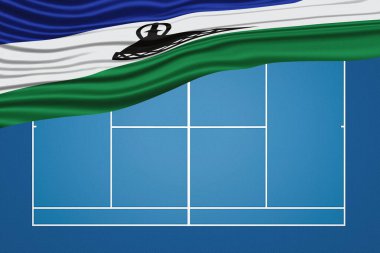 Lesotho Dalgalı Bayrak Tenis Sahası, Zor Mahkeme