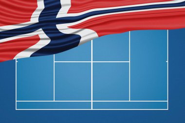 Norveç Dalgalı Bayrak Tenis Sahası, Zor Mahkeme