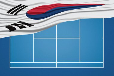 Güney Kore Dalgalı Bayrak Tenis Sahası, Zor Mahkeme