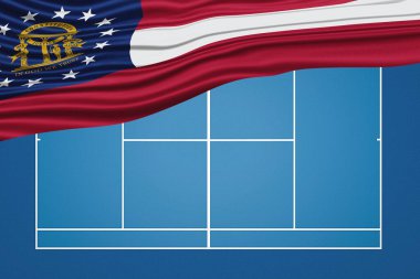 Georgia Eyaleti Dalgalı Bayrak Tenis Sahası, Georgia Zor Mahkemesi