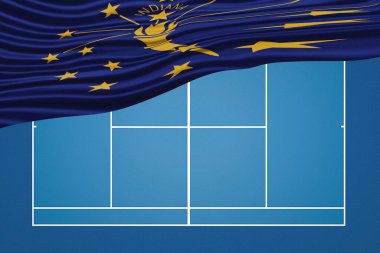 Indiana Eyaleti Wavy Flag Tenis Sahası, Indiana Zor Mahkemesi