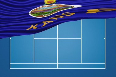 Kansas Eyaleti Wavy Flag Tenis Sahası, Kansas Zor Mahkemesi