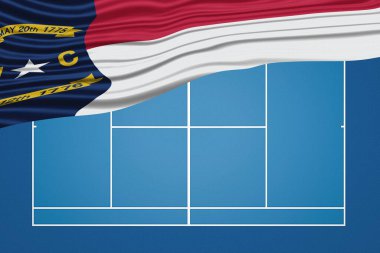 Kuzey Carolina Eyaleti Dalgalı Bayrak Tenis Sahası, Kuzey Carolina Sert Sahası