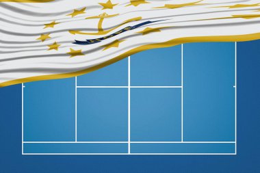 Rhode Island Eyaleti Dalgalı Bayrak Tenis Sahası, Rhode Island Zor Mahkemesi