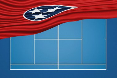 Tennessee Eyaleti Dalgalı Bayrak Tenis Sahası, Tennessee Sert Sahası