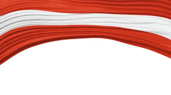 Oostenrijk Vlaggengolf Nationaal Vlaggenknippad — Stockfoto
