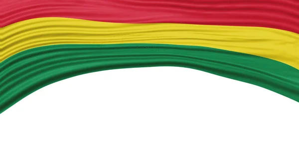 Bolivia Flag Wave National Flag Clipping Path — Stock Photo, Image